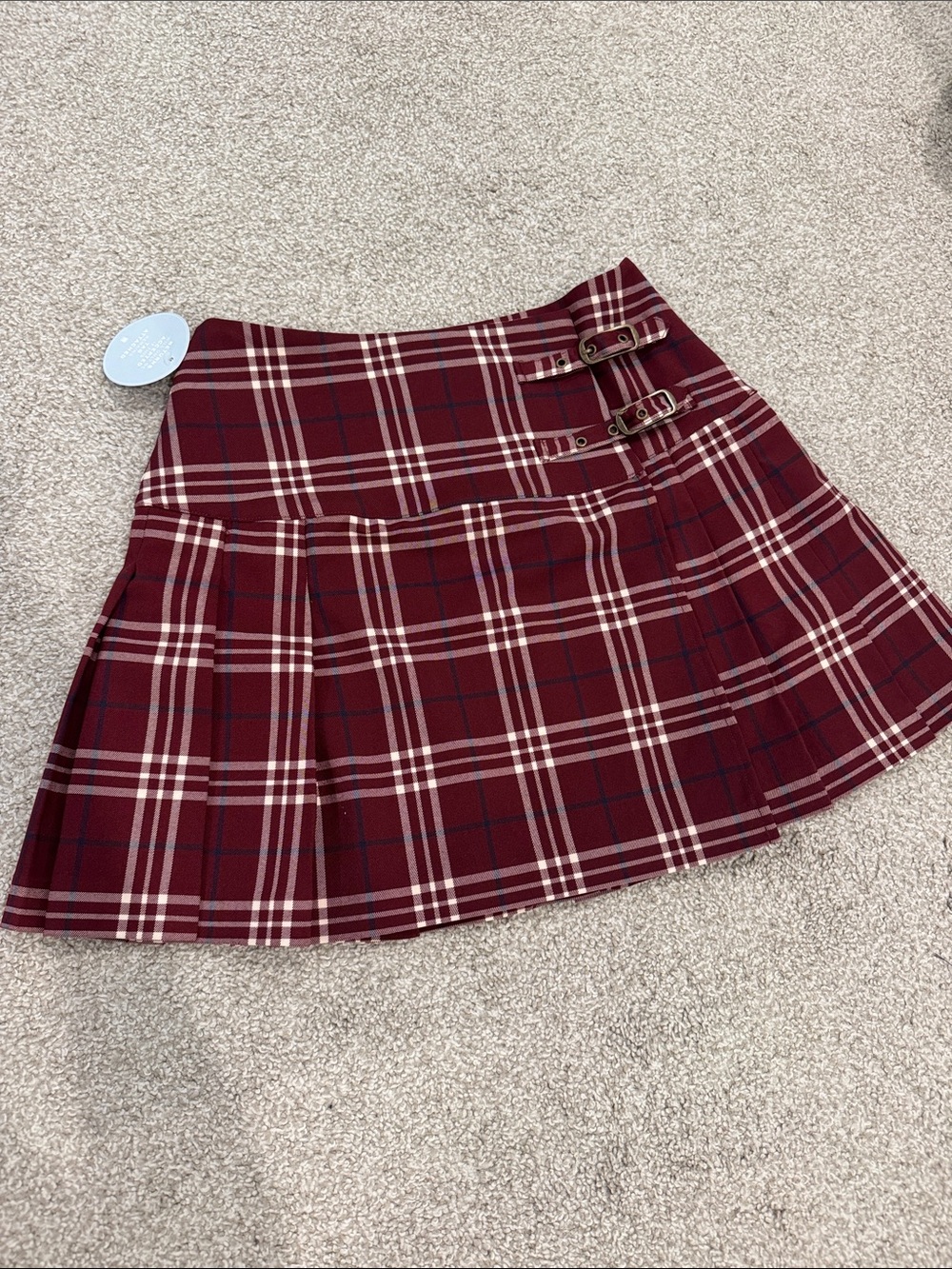 Hill House Inola Skirt Berry Wallace Plaid Skirt